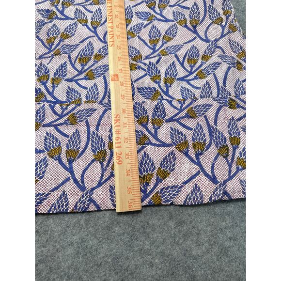 Roberta Roller Rabbit size L Fabiola Dress Purple Leaf Pattern *See Disc&Photo* - Picture 3 of 7